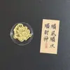 Pegatinas para Teléfono de Oro Puro 999 con los Doce Animales del Zodiaco: Caballo, Mono, Oveja, Rata, Dragón, Regalos Promocionales de Transmisión en Vivo, Diseños Personalizados