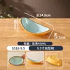 Louças para Fondue de Melamina, Pratos para Acompanhamento, Pratos Especiais para Pratos Frios, Pratos de Salada Comerciais para Restaurante, Pratos para Stir-Fry, Pratos Criativos em Forma de Barco