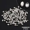 Zircônia Geométrica Irregular Banhada Diamantes de Zircônia com Fundo Plano Multifacetados Super Brilhantes Diamantes para Nail Art DIY Cristal Sintético Zircônia