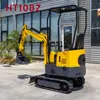 Comercio Exterior Al Por Mayor Excavadora Pequeña de Orugas Rusa Diésel Agrícola Doméstica Excavadora Zanjadora Ht10