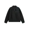 Chaqueta de alta gama con cremallera decorada para hombres y mujeres, chaqueta de otoño de estilo minimalista cleanfit, top casual de nicho
