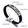Pulsera transfronteriza de acero inoxidable y silicona estilo europeo y americano para hombre y mujer, moda popular, personalidad genial, pulsera de moda escorpión