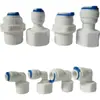 Conector Rápido para Purificador de Agua de 4 Puntos a 2 Puntos, 3 Puntos 8 12mm Codo en L 4X2 4X3 Adaptador de Tráquea con Diente Interno y Externo