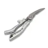 Tijeras multifuncionales de acero inoxidable para huesos de pollo de alta resistencia en stock, tijeras afiladas para uso doméstico para cortar huesos de pollo y espinas de pescado, tijeras de cocina