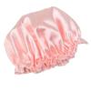 Touca de Banho Rosa Elegante Cor Sólida 2023 para Meninas, Touca de Beleza Camada Única Atacado, Logo Personalizável, Tingimento de Cabelo, Touca de Banho Anti-Tinta