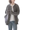 Calidad en stock Toma real Transfronterizo Japón y Corea del Sur Otoño 2023 Holgado Estilo Traje de Béisbol Engrosado Edición Grande Sudadera Chaqueta
