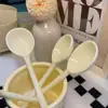 Cuencos de Cerámica con Colores Bajo Esmalte, Dos Cuencos con Dos Cucharas, Un Cuenco con Una Cuchara, Cuencos de Arroz para el Hogar, Vajilla de Alto Valor, Linda y de Moda, Famosos en Internet