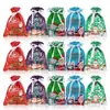 Bolsas de Regalo Navideñas Transfronterizas 2026 Modelo Nuevo Amazon Más Vendido Set de Bolsas de Regalo Navideñas Bolsa con Cordón Bolsa de Dulces