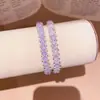 Pulsera de Cadena de Mano Exquisita de Estilo Coreano con Flor de Circonita Cúbica, Gota de Agua y Formas Geométricas, Lujo Ligero, Gama Alta, Moda, Temperamento, Joyería de Mano Versátil para Mujeres