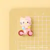 Accesorios de Resina Serie Gato Lindo de Dibujos Animados para Manualidades con Pegamento de Crema, Fundas de Teléfono, Vasos de Agua y Imanes para Refrigerador