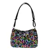 Bolso de Hombro Individual con Lentejuelas 2026 Estilo Nuevo Texturizado Casual Chic Personalidad Ins Simple Cruzado Gran Capacidad Baguette Bolso de Mujer