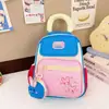 Mochila Infantil de Moda con Bloques de Color, Tendencia, para Guardería, Gran Capacidad, Ligera, Estilo Casual, Adecuada para Niños y Niñas