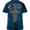 2024 novos fabricantes transfronteiriços camiseta 3DT casual masculina camiseta de manga curta camiseta estampada em 3D