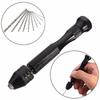 Atacado buraco negro broca de torção de mão broca de mão punho Bodhi Âmbar nuclear escultura buraco ferramenta mini broca de mão
