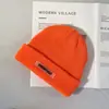 Chapéu de Frio Masculino de Inverno Quente Gorro de Tricô Comércio Exterior Street Versátil Chapéu de Lã Tricotado Chapéu Melão Chapéu de Moda para Exterior para Mulheres