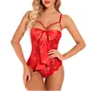 Ropa interior sexy Europa y Estados Unidos comercio exterior ropa interior sexy de una pieza de encaje hueco ropa interior ajustada explosiones de Amazon al por mayor