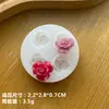 Molde de Silicona Hecho a Mano DIY Pegamento de Cristal Flor Estéreo Rosa Camelia Loto Hoja de Loto Yeso Fondant
