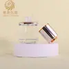 Nuevo en stock: Botella de vidrio ovalada con gotero de presión de 30 ml, botella de vidrio dispensadora de productos para el cuidado de la piel, botella vacía dispensadora de aceites esenciales