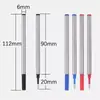 Recarga de Bolígrafo Orb Enchufable al por Mayor Metal Neutro Universal Rojo Azul Negro 0.50.7mm Recambio para Firma Recarga Base Agua