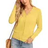 Cárdigan corto de punto fino para primavera y otoño, nuevo diseño de moda, con volantes, cuello en V, manga de tres cuartos, transfronterizo de Amazon