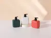Botella de Bomba de Presión Simple para Gel Antibacterial Set de Gel de Ducha Loción Cosmética Botella de Vidrio Suministros de Baño Vacío