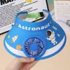 Sombrero de Sol Ventilador para Niños Dibujos Animados Lindo Sombrero de Sol Verano Protección Solar Transpirable Sombrero de Sol Recargable para Niños y Niñas