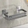 Prateleira de Armazenamento para Banheiro sem Furos Prateleira de Banheiro Prateleira de Parede para Armazenamento de Itens de Higiene Pessoal e Banheiro