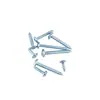 Tornillos Autorroscantes de Cabeza Plana de Alta Resistencia, Tornillos para Madera Extendido Galvanizado en Forma de Cruz, Tornillos de Cabeza Grande, Rosca M3