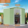 Cuarto de Herramientas de Almacenamiento Exterior, Cuarto de Utilidades para Jardín en Patio, Casa Sencilla de Ensamblaje Exterior, Cuarto de Almacenamiento Móvil, Casa Modular