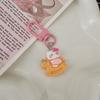 Llavero rosa variado Kt con bonito colgante de dibujos animados para chica, accesorio para pareja o novia, regalo.
