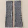 Calcetines holgados de otoño e invierno para mujer, Calcetines blancos gruesos Y2K con mezcla de hilos para la pantorrilla, Calentadores de piernas de punto cálidos, suaves y amigables con la piel