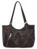 Bolso tote mate de nicho estilo americano para mujer, gran capacidad, retro, versátil, adecuado para el trabajo y los desplazamientos, bolso de hombro Melard, bolso de axila