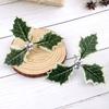Decoración de Árbol de Navidad de Frutas Rojas Simuladas Corona de Navidad Rattan DIY Rama de Bonsái Enchufe Accesorios para Caja de Regalo