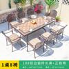 Mesas y Sillas de Aluminio Fundido para Exteriores, Mesas con Azulejos de Mármol, Jardines de Patios de Villas, Calles Comerciales, Hoteles, Bed & Breakfasts, Atracciones Turísticas, Mesas de Proyecto