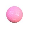 Oferta especial pelota de práctica de golf de doble capa nueva marca pelota de color pelota de regalo pelota en blanco directo de fábrica n color