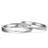Anillo de pareja de la serie Mobius para mujer, diseño de nicho simple, ligero y lujoso, anillo abierto de moda.