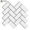Pegatinas de pared de epoxi autoadhesivas gruesas 3D pegatinas 3D impermeables anti-manchas pegatinas DIY para el hogar pegatinas para renovación y embellecimiento de tiendas