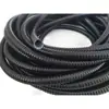 Manguera metálica con recubrimiento de plástico gris negro de baja calidad, manguera ordinaria de PVC con recubrimiento de plástico, manguera galvanizada con rosca, tubo corrugado