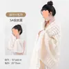 Conjunto de toalla de baño y gorro para secar el cabello de moda en vellón de coral, engrosado y sin pelusa, más absorbente que el algodón, adecuado para estudiantes