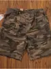 Shorts de Carga Camuflaje Americano para Hombre Verano Sueltos Delgados Modernos Retro Resistentes al Desgaste Resistentes a las Manchas Pantalones Deportivos Casuales