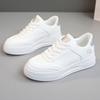 [Personalizado] Qr999 Nuevos Zapatos Blancos Primavera Verano 2024 Transpirables Casuales Suela Gruesa Zapatillas con Altura Deportivos Zapatos de Mujer