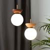 Luz de entrada estilo japonés estilo tronco Luz de pasillo luz de pasillo Luz de techo de balcón nórdico luz de puerta de entrada de bola