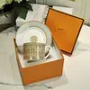 Ventas Directas Transfronterizas Serie de Productos Carruaje Dorado Aijia Vajilla de Porcelana Fina Juego de Café Taza Estilo Europeo Lujo Ligero