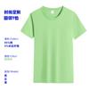 Camiseta de Algodón de Doble Hilo con Cuello Redondo y Mangas Cortas para Hombre, Camiseta de Algodón Puro con Logo Estampado, Ropa Interior Casual para Niños con Diseño Estampado