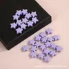 Cuentas de Estrella de Cinco Puntas de Acrílico Color Macarrón con Agujero Recto Llavero de Cuentas Hecho a Mano DIY Pulsera Accesorios de Joyería