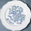 Ding Yi K10 Abaco Estrella de Ensueño Cuentas Luna Fría Cuentas Planas Acrílico Galvanizado Cuentas Sueltas Pulsera DIY Accesorios con Cuentas