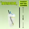 En Stock Entrega Rápida Popotes Desechables Empacados Individualmente para Jugos, Té de Burbujas, Popotes Negros Gruesos y Delgados, Popotes de PP de Grado Alimenticio