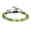 Pulseira Feminina Popular de Pedras Naturais Olho de Tigre 6mm da Amazon, Pulseira com Pingentes Tecida à Mão, Venda Quente