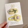 Dulces y coloridos pasadores para el cabello para bebés, lindos pasadores pequeños para niños, pinzas para el flequillo lateral, pasadores de dopamina, accesorios para el cabello