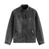 Jaquetas Masculinas de Outono e Inverno Jaquetas Jeans Retrô Jaquetas Casuais para Jovens Veludo Plus Tendência Estilo Coreano Roupas Masculinas Slim Transfronteiriço